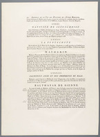KG 14537
<br/>
Titelblad en beschrijvende tekst bij bundel reproductiegrafiek
<br/>
<em>Imprimerie Royale</em>